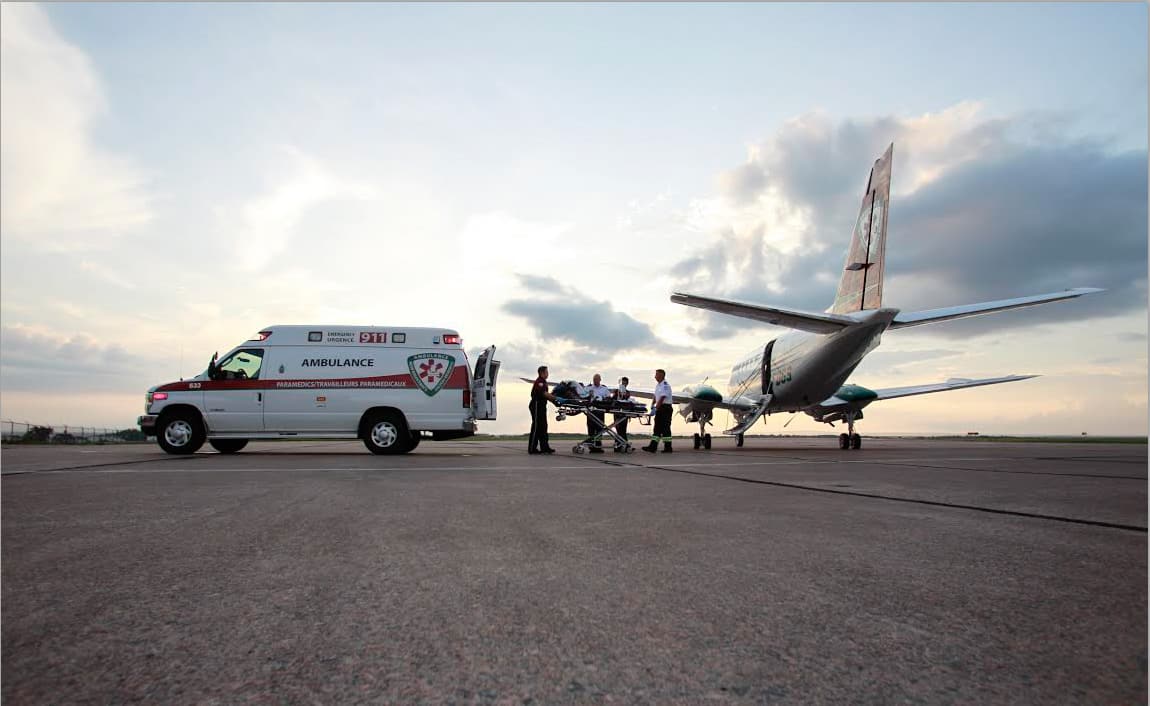 ambulance en milieu aéroportuaire